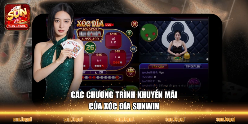 Các chương trình khuyến mãi của Xóc Đĩa Sunwin