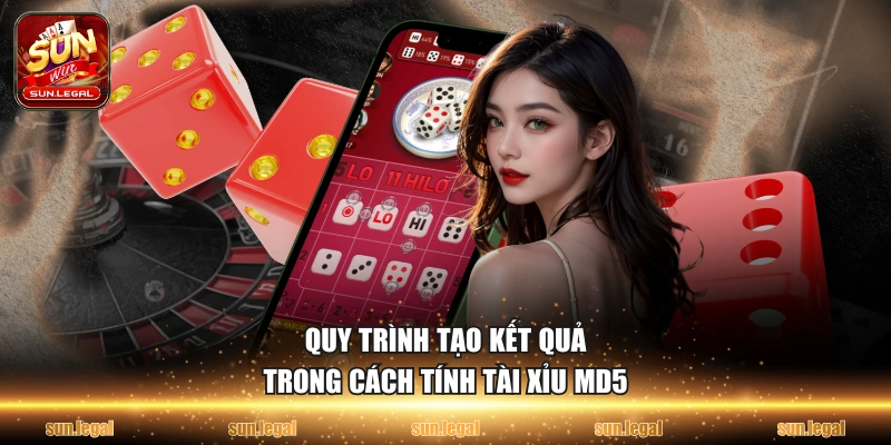 Quy trình tạo kết quả trong cách tính tài xỉu MD5